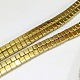 Electroplate Non-magnetic Synthetic Hematite Beads Strands US-X-G-J170A-3x3mm-08-1