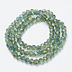 Electroplate Glass Beads Strands US-EGLA-A034-T6mm-I01-2