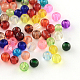Transparent Crackle Glass Beads US-CCG-R001-4mm-M-1