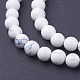 Synthetic Howlite Beads Strands US-G-E110-6mm-5-3
