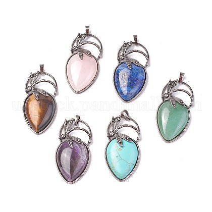 Natural & Synthetic Mixed Stone Pendants US-G-I220-G-1