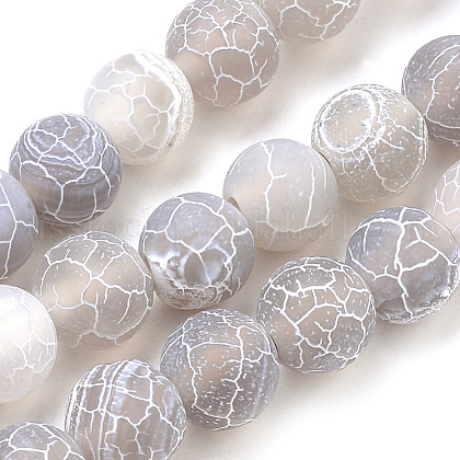 Natural Weathered Agate Beads Strands US-G-S259-05E-8mm-1