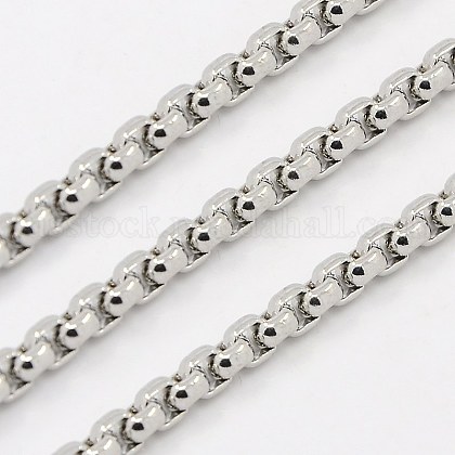 304 Stainless Steel Box Chains US-CHS-K001-37A-1