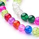 Crackle Glass Beads Strands US-GGM003-2