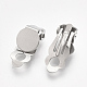 304 Stainless Steel Clip-on Earring Findings US-STAS-T045-33A-P-2