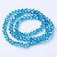 Electroplate Glass Beads Strands US-EGLA-A034-T4mm-A13-2