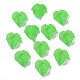Frosted Transparent Acrylic Grape Leaf Pendants US-X-PAF002Y-7-3