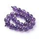 Natural Amethyst Beads Strands US-X-G-G099-8mm-1-2