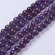 Natural Amethyst Round Beads Strands US-G-N0120-11A-6mm-3