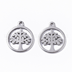 201 Stainless Steel Charms US-X-STAS-T050-020P