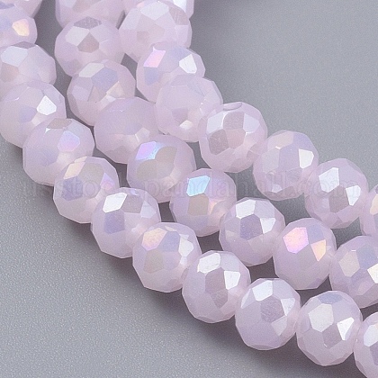 Electroplate Glass Beads Strands&nbsp;US-EGLA-A034-P2mm-B12-3