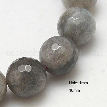 Natural Labradorite Beads Strands US-G-G213-10mm-03-1
