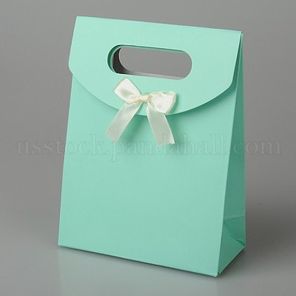 Paper Gift Bags with Ribbon Bowknot Design US-CARB-BP024-02-1