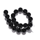 Synthetic Black Stone Beads Strands US-G-G088-10mm-3