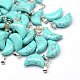 Moon Natural & Synthetic Mixed Stone Pendants US-G-Q369-M-2