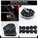 Synthetic Lava Rock Beads Strands US-G-S277-10mm-01-5