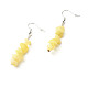 Natural & Synthetic Mixed Stone Chip Beads Dangle Earrings US-EJEW-JE04649-2
