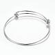 Adjustable 304 Stainless Steel Expandable Bangle Making US-BJEW-G515-05P-2