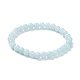 Dyed Natural Jade Beaded Stretch Bracelets US-BJEW-D446-B-13-1