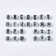 Transparent Acrylic Beads US-TACR-Q101-03-2