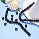 Synthetic Black Stone Beads Strands US-G-G088-10mm-6