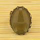 DIY Antique Bronze Brass Pad Ring Making US-RJEW-MSMC002-11-2