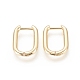 Brass Huggie Hoop Earrings US-EJEW-F245-04G-A-1