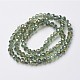 Electroplate Transparent Glass Beads Strands US-EGLA-A034-T6mm-S11-2