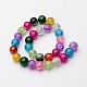 Crackle Glass Beads Strands US-X-CCG-GGM016-1