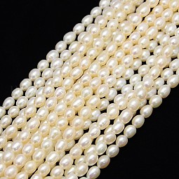 Grade AA Natural Cultured Freshwater Pearl Beads Strands US-PEAR-L001-A-11