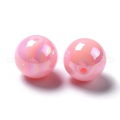 Solid Color Acrylic Beads US-PACR-S095-20mm-19-1