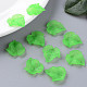 Frosted Transparent Acrylic Grape Leaf Pendants US-X-PAF002Y-7-7
