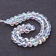 13 inch Handmade Glass Faceted Round Beads US-GF6mmC28-AB-3