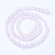 Electroplate Glass Beads Strands US-EGLA-A034-J8mm-B04-2
