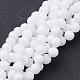 Natural White Jade Beads Strands US-GSR8mmC067-1