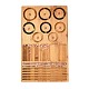 Wooden Bead Design Boards US-ODIS-H020-01-2