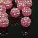 Chunky Resin Rhinestone Beads US-RESI-M019-36-1