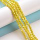 Faceted Round Full Rainbow Plated Electroplate Glass Beads Strands US-EGLA-J130-FR05-6