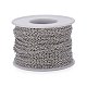 304 Stainless Steel Rolo Chains US-STAS-O076-09-6