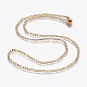 304 Stainless Steel Figaro Chain Necklaces US-NJEW-L167-05A-G-2