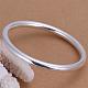 Silver Color Plated Bangle Wholesale Price US-BJEW-BB12376-4