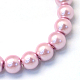 Baking Painted Pearlized Glass Pearl Round Bead Strands US-HY-Q003-6mm-47-2