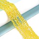 Electroplate Glass Beads Strands US-EGLA-A034-T4mm-L02-4