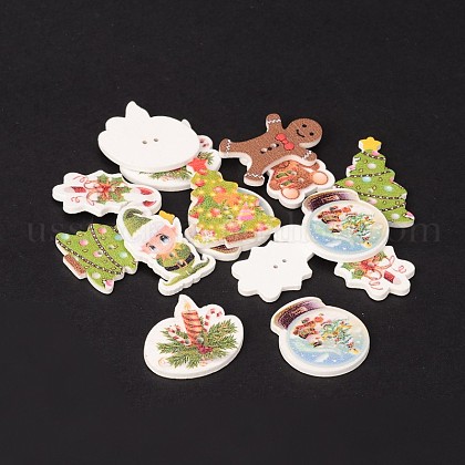 Holiday Buttons US-BUTT-M011-72-1