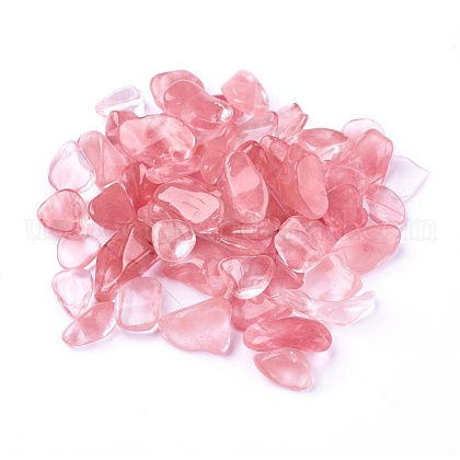 Cherry Quartz Glass Beads US-G-I221-09-1