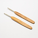 12 Sizes Bamboo Handle Iron Crochet Hooks Needles US-TOOL-R034-M-2