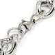 304 Stainless Steel Curb Chain/Twisted Chain Bracelets US-STAS-A028-B140P-2