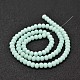 Faceted Rondelle Glass Beads Strands US-GLAA-I033-6mm-09-2