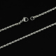 304 Stainless Steel Rope Chain Necklaces US-STAS-S029-01-2