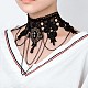 Gothic Retro Hollow Lace Flower Collar Necklaces US-NJEW-JL129-6